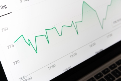 a graph with data